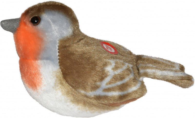 knuffel Birds With Sound 12,7 cm pluche lichtbruin