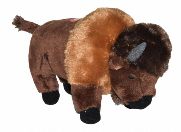 knuffel bizon 20 cm pluche bruin