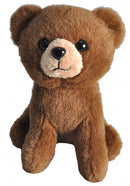 knuffel bruine beer junior 13 cm pluche
