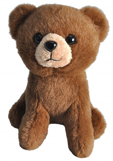 knuffel bruine beer junior 13 cm pluche