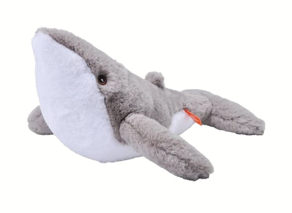 knuffel bultrugwalvis Ecokins junior 30 cm pluche grijs