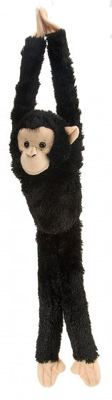 knuffel Chimpansee junior 51 cm pluche zwart
