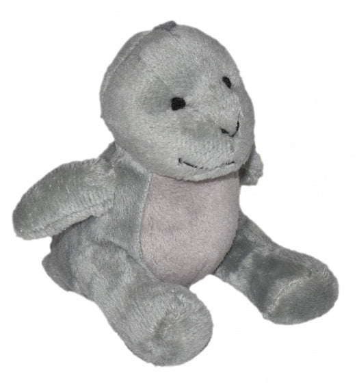 knuffel NHM Diplodocus 8 cm pluche grijs
