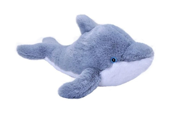 knuffel dolfijn Ecokins Mini junior 20 cm pluche blauw