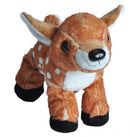 knuffel hert junior 18 cm pluche bruin/wit/zwart