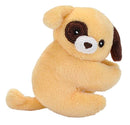 knuffel Hond junior 12 cm pluche naturel
