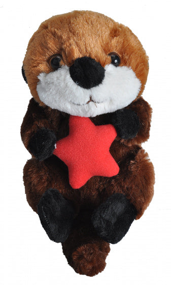 knuffel Hug'ems zeeotter 18 cm pluche bruin