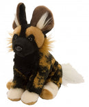 knuffel hyena junior 20 cm pluche zwart/bruin