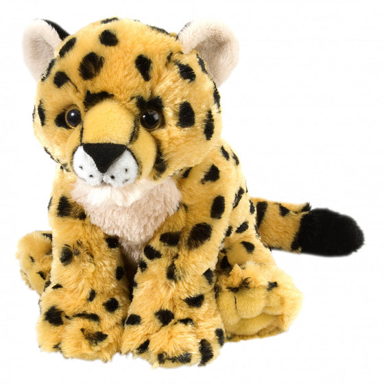 knuffel jachtluipaard 20 cm pluche geel/zwart