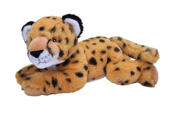 knuffel jachtluipaard Ecokins junior 30 cm pluche geel