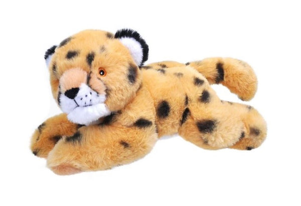 knuffel jachtluipaard Ecokins Mini junior 20 cm pluche geel