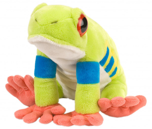 knuffel kikker junior 30 cm pluche groen
