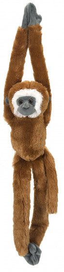 knuffel Lar gibbon 51 cm pluche bruin