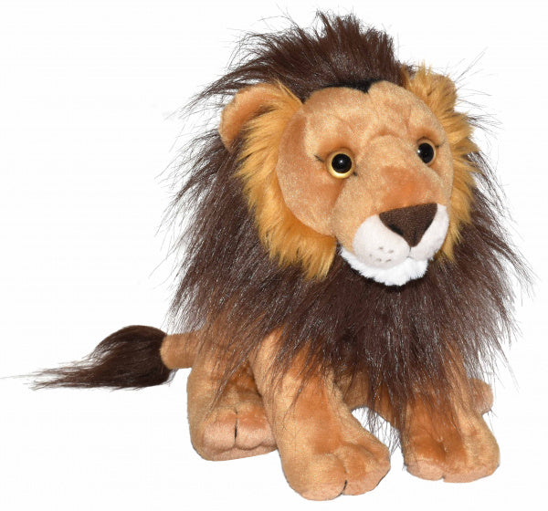 knuffel leeuw junior 30 cm pluche bruin