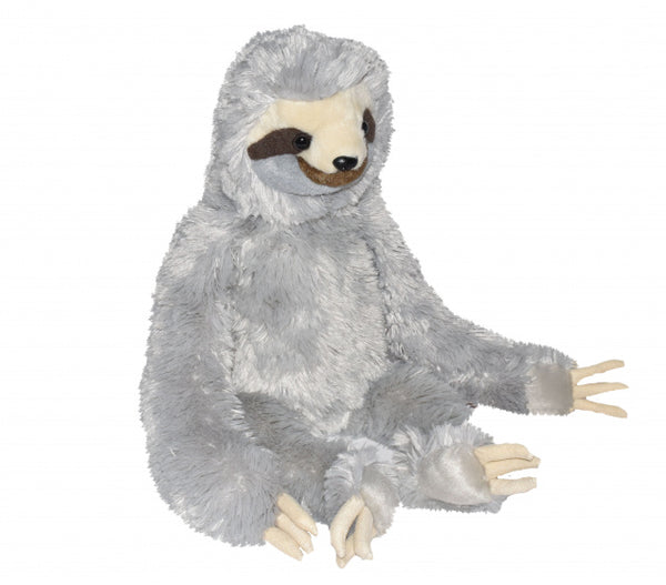 knuffel luiaard 38 cm pluche grijs