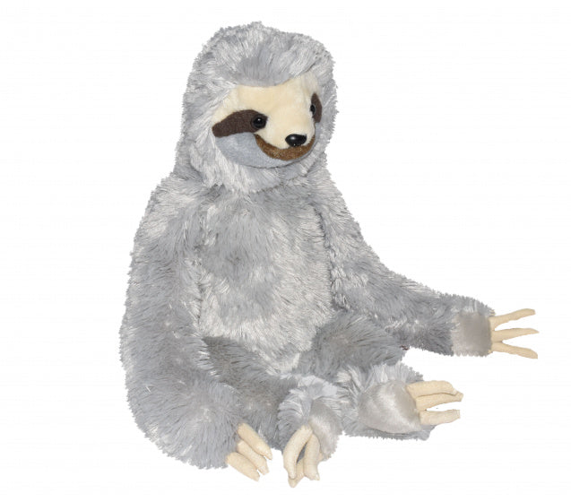knuffel luiaard 38 cm pluche grijs
