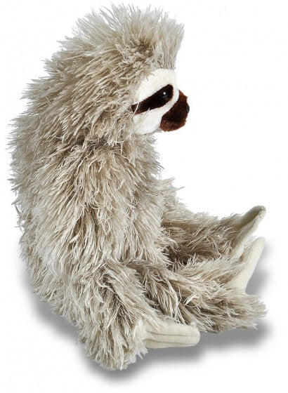 knuffel luiaard junior 30 cm pluche bruin/beige