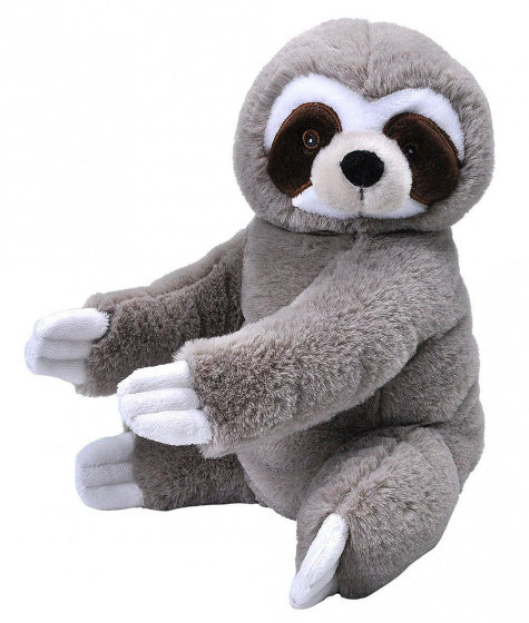 knuffel luiaard junior 30 cm pluche grijs