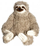 knuffel luiaard junior 76 cm pluche grijs/beige