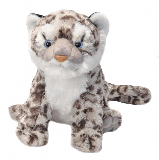 knuffel luipaard junior 30 cm pluche grijs