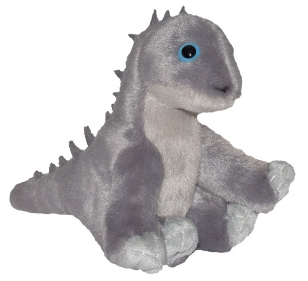 knuffel NHM Diplodocus 13 cm pluche grijs