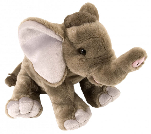 knuffel olifant junior 30 cm pluche grijs