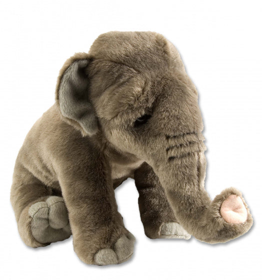 knuffel olifant junior pluche 30 cm grijs