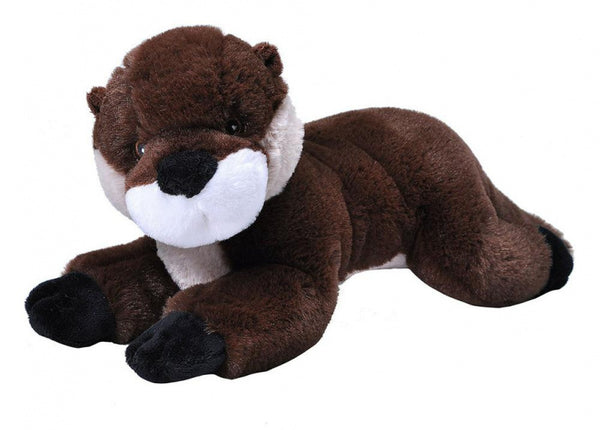 knuffel otter junior 30 cm pluche bruin