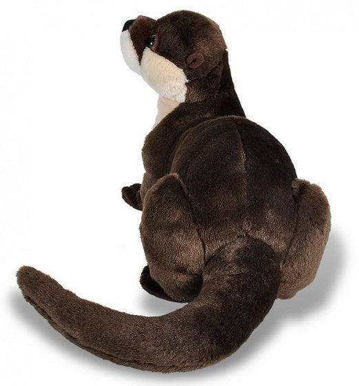 knuffel otter junior 38 cm pluche bruin/beige