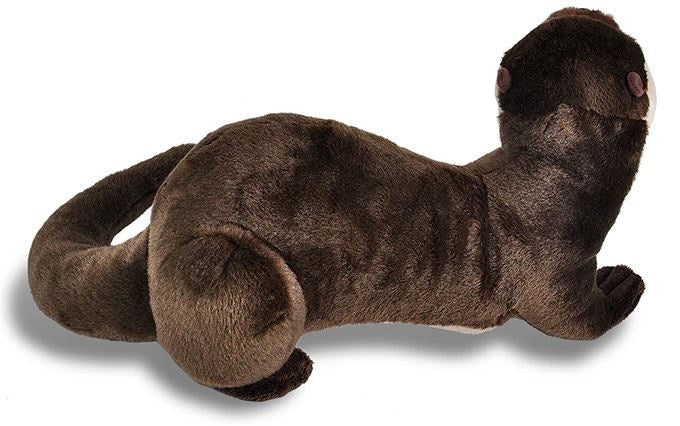 knuffel otter junior 38 cm pluche bruin/beige