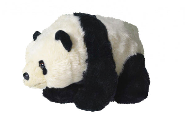 knuffel panda 25 cm junior pluche zwart/wit
