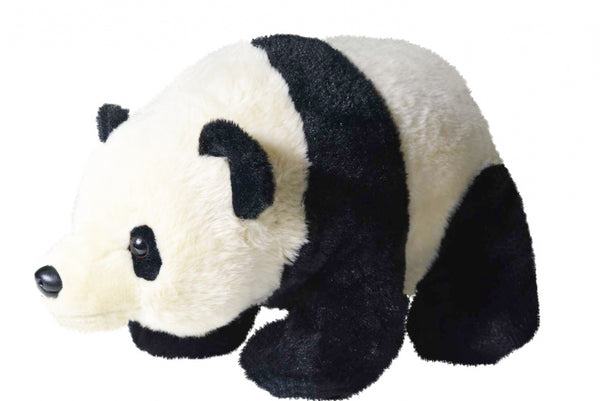 knuffel panda 38 cm junior pluche zwart/wit