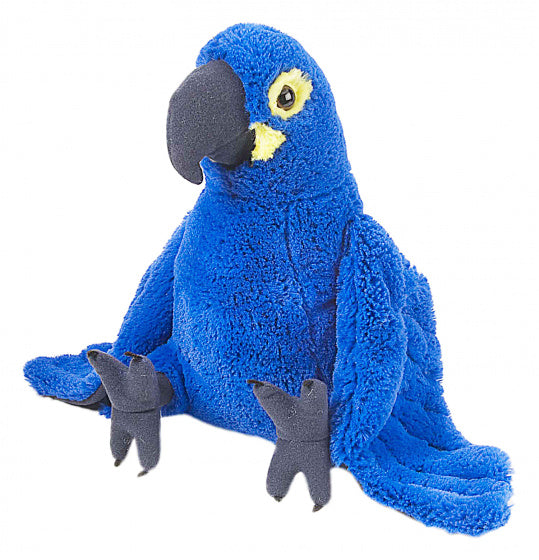 knuffel papegaai junior 30 cm pluche blauw