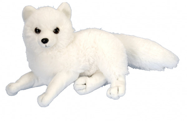 knuffel poolvos junior 20 cm pluche wit