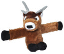 knuffel rendier junior 20 cm pluche bruin/zwart