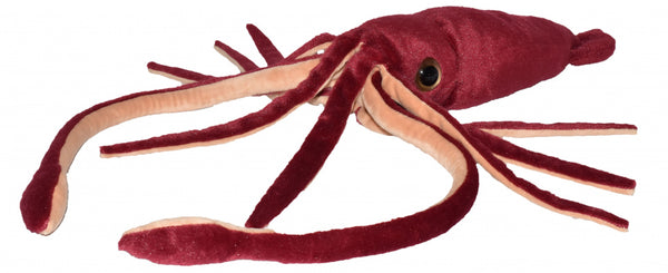 knuffel reuzeninktvis junior 50 cm pluche rood