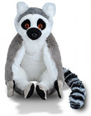 knuffel ringstaartmaki junior 30 cm pluche wit