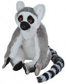 knuffel ringstaartmaki junior 30 cm pluche wit