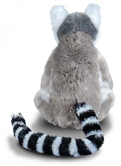 knuffel ringstaartmaki junior 30 cm pluche wit