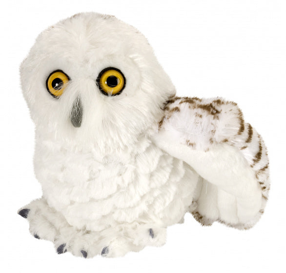 knuffel sneeuwuil 20 cm pluche wit