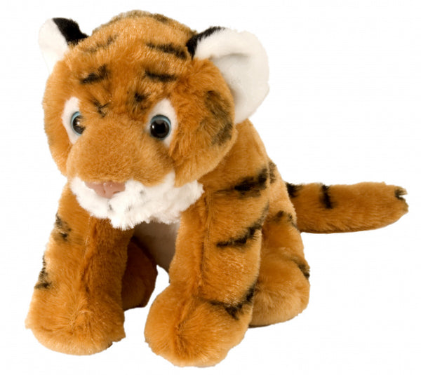 knuffel tijger junior 20 cm pluche lichtbruin