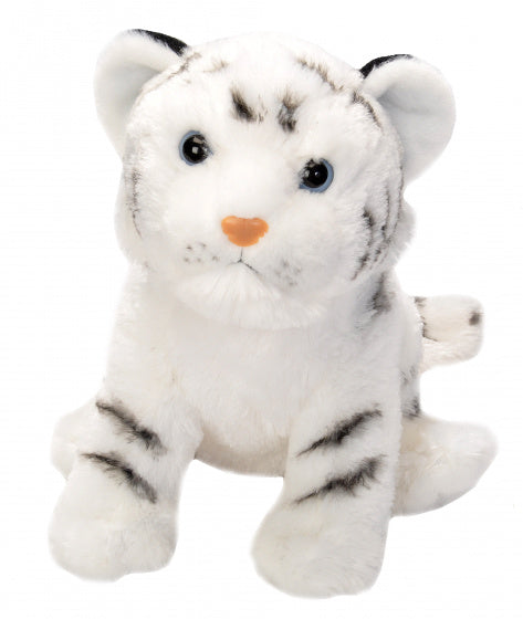 knuffel tijger junior 30 cm pluche wit