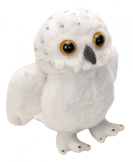 knuffel uil junior 18 cm pluche wit