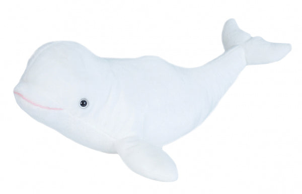knuffel walvis junior 38 cm pluche wit