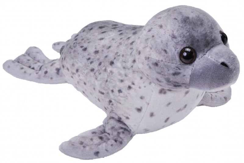 knuffel zeehond junior 30 cm pluche grijs