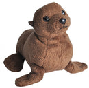 knuffel zeeleeuw junior 13 cm pluche bruin