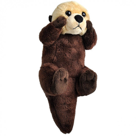 knuffel zeeotter 20 cm pluche bruin