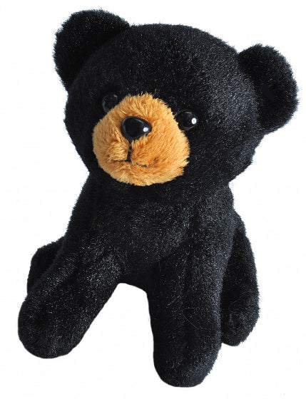 knuffel zwarte beer junior 13 cm pluche