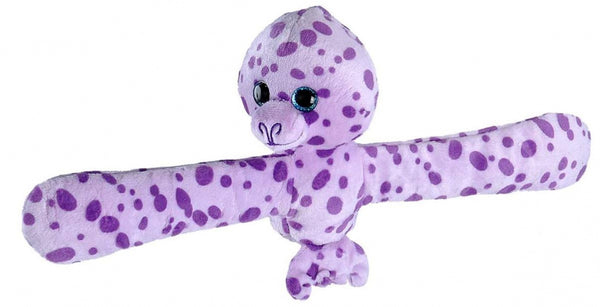 knuffelarmband junior 20 cm pluche paars