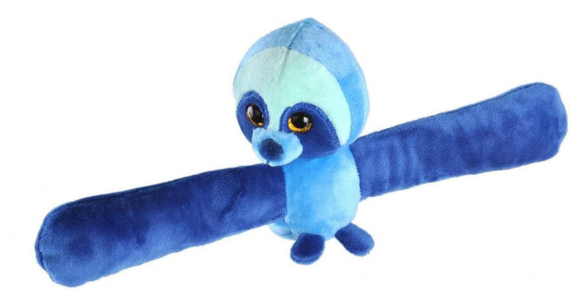 knuffelarmband luiaard junior 20 cm pluche blauw